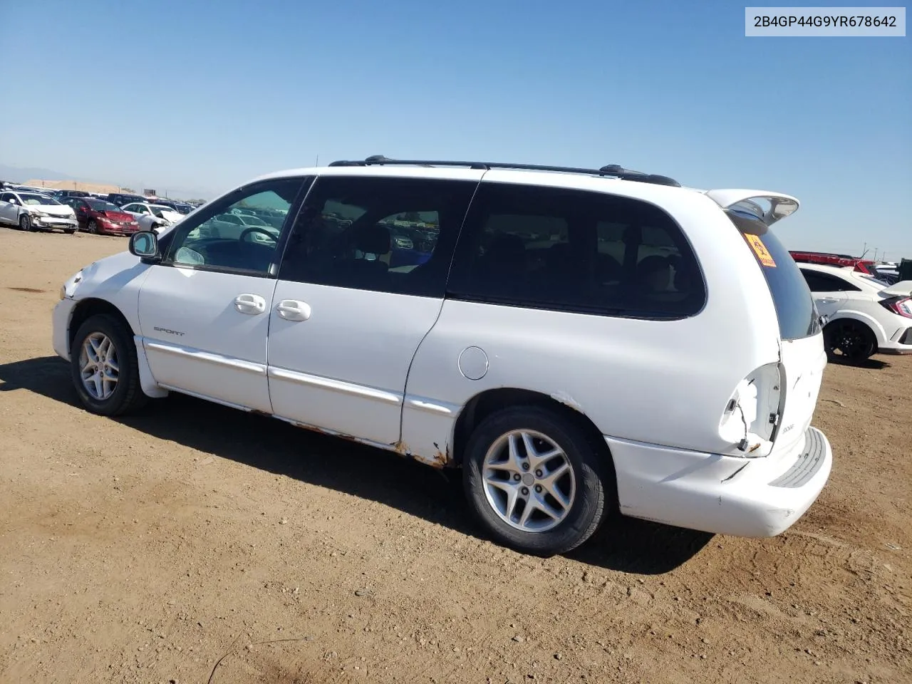 2000 Dodge Grand Caravan Se VIN: 2B4GP44G9YR678642 Lot: 61305724