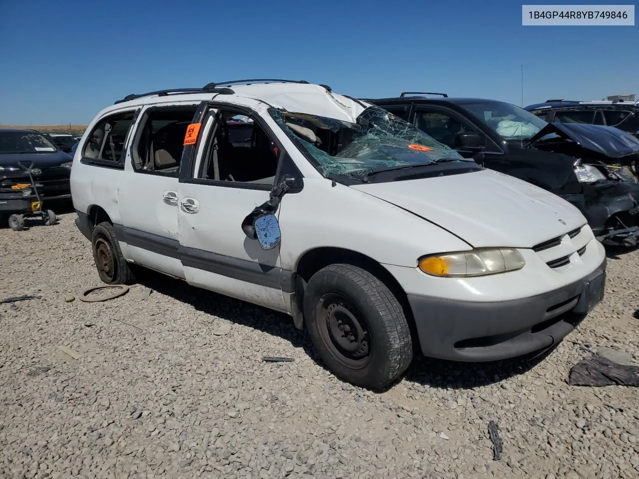 2000 Dodge Grand Caravan Se VIN: 1B4GP44R8YB749846 Lot: 67656204