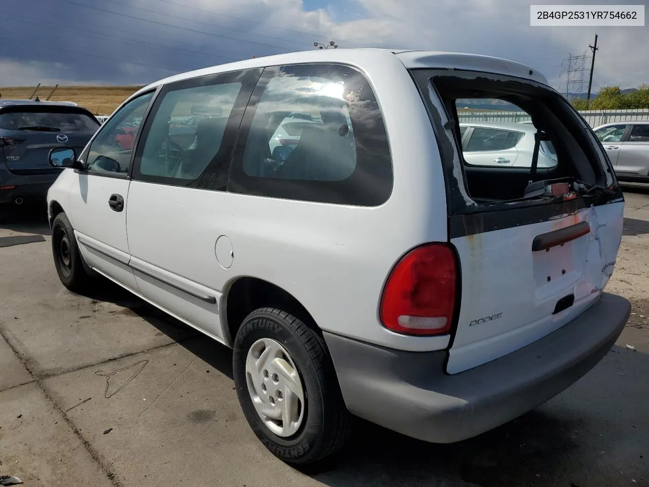 2000 Dodge Caravan VIN: 2B4GP2531YR754662 Lot: 75336894