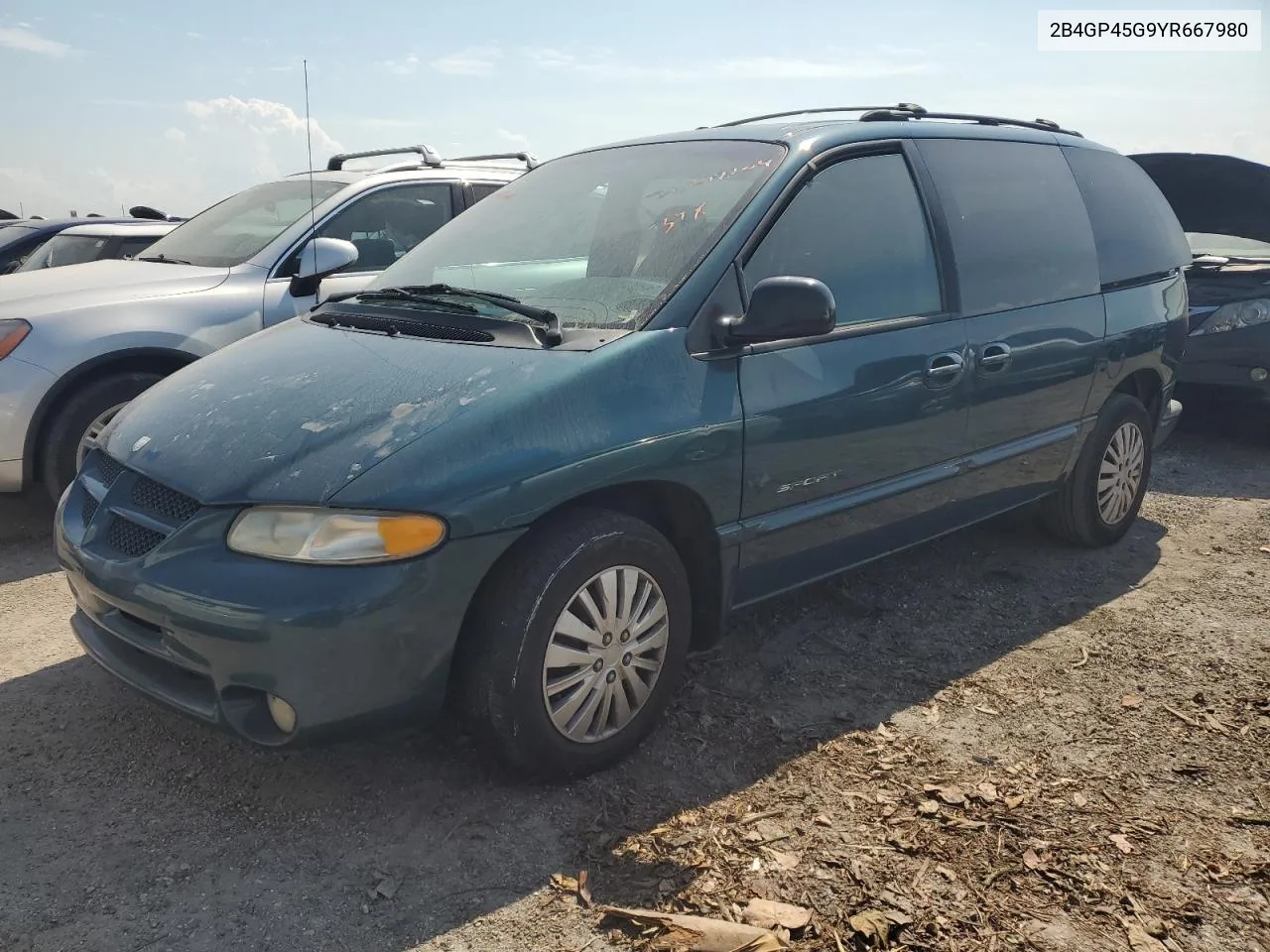 2000 Dodge Caravan Se VIN: 2B4GP45G9YR667980 Lot: 76298204