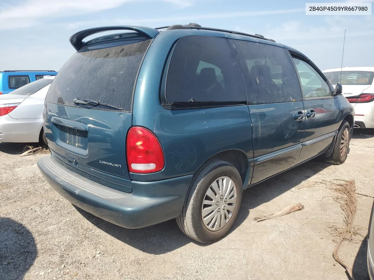 2000 Dodge Caravan Se VIN: 2B4GP45G9YR667980 Lot: 76298204