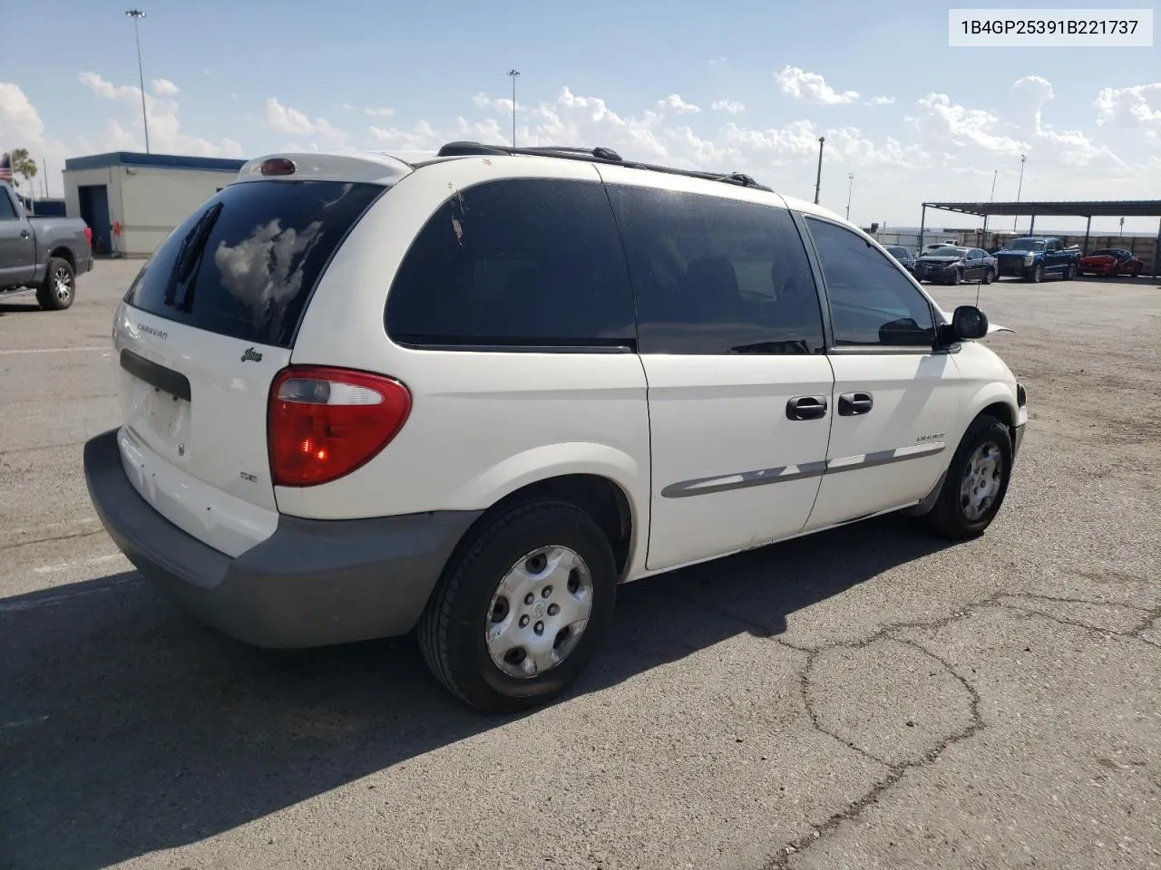 2001 Dodge Caravan Se VIN: 1B4GP25391B221737 Lot: 62622074