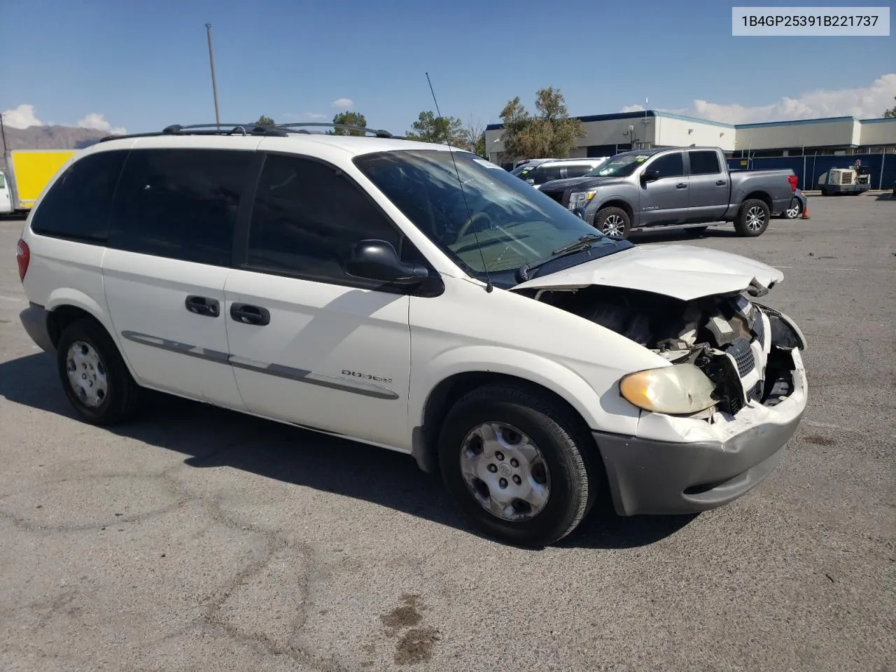 2001 Dodge Caravan Se VIN: 1B4GP25391B221737 Lot: 62622074