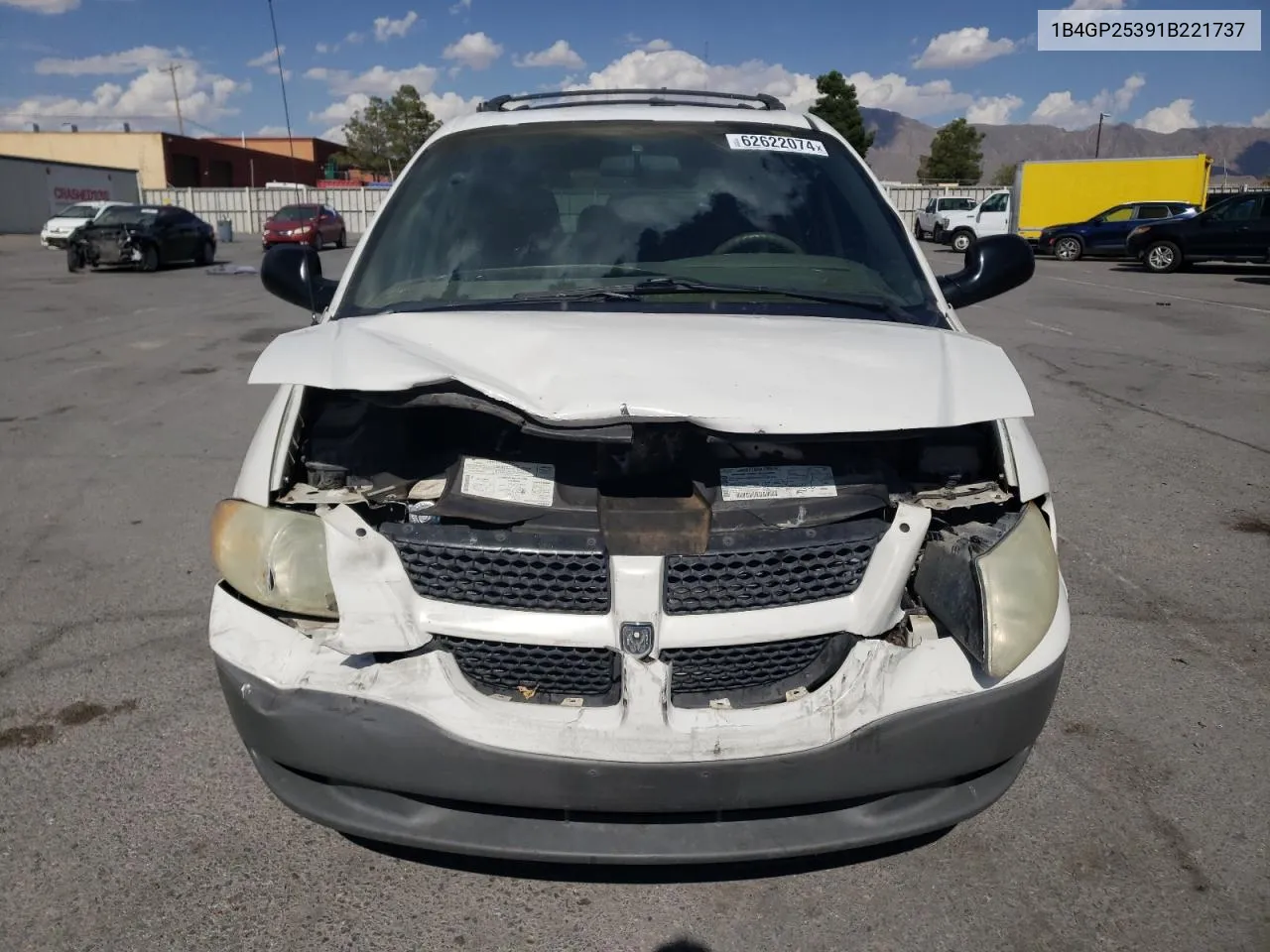 2001 Dodge Caravan Se VIN: 1B4GP25391B221737 Lot: 62622074