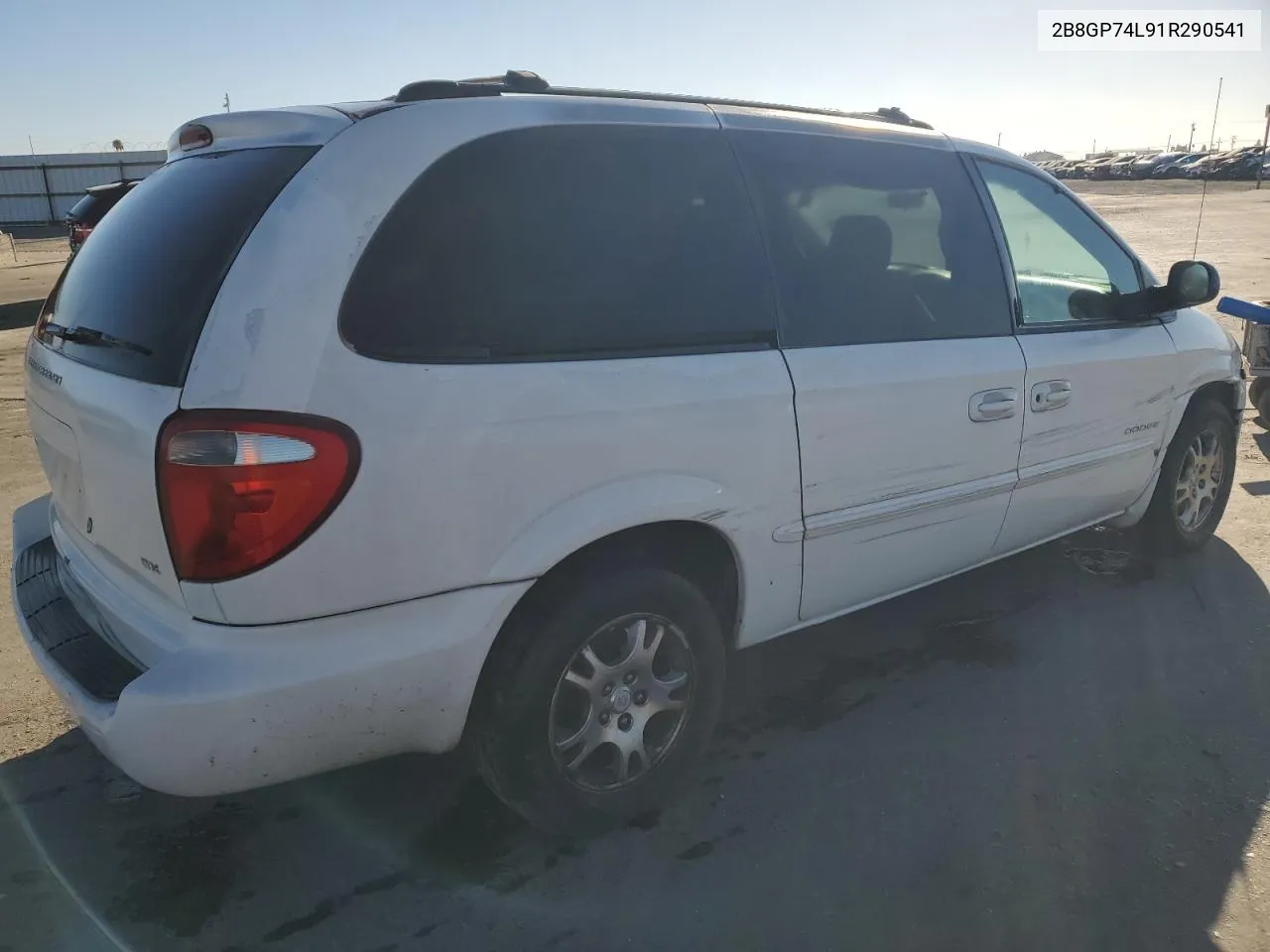 2001 Dodge Grand Caravan Ex VIN: 2B8GP74L91R290541 Lot: 70248734