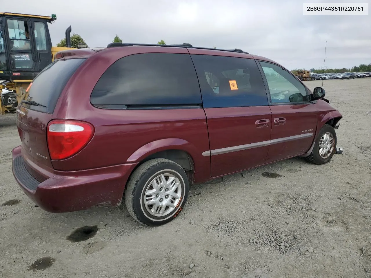 2B8GP44351R220761 2001 Dodge Grand Caravan Sport