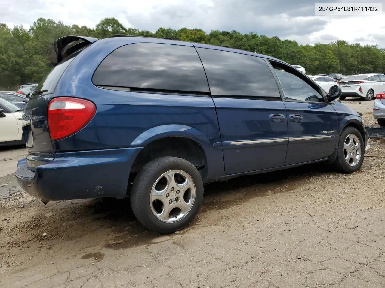 2001 Dodge Grand Caravan Es VIN: 2B4GP54L81R411422 Lot: 71964204