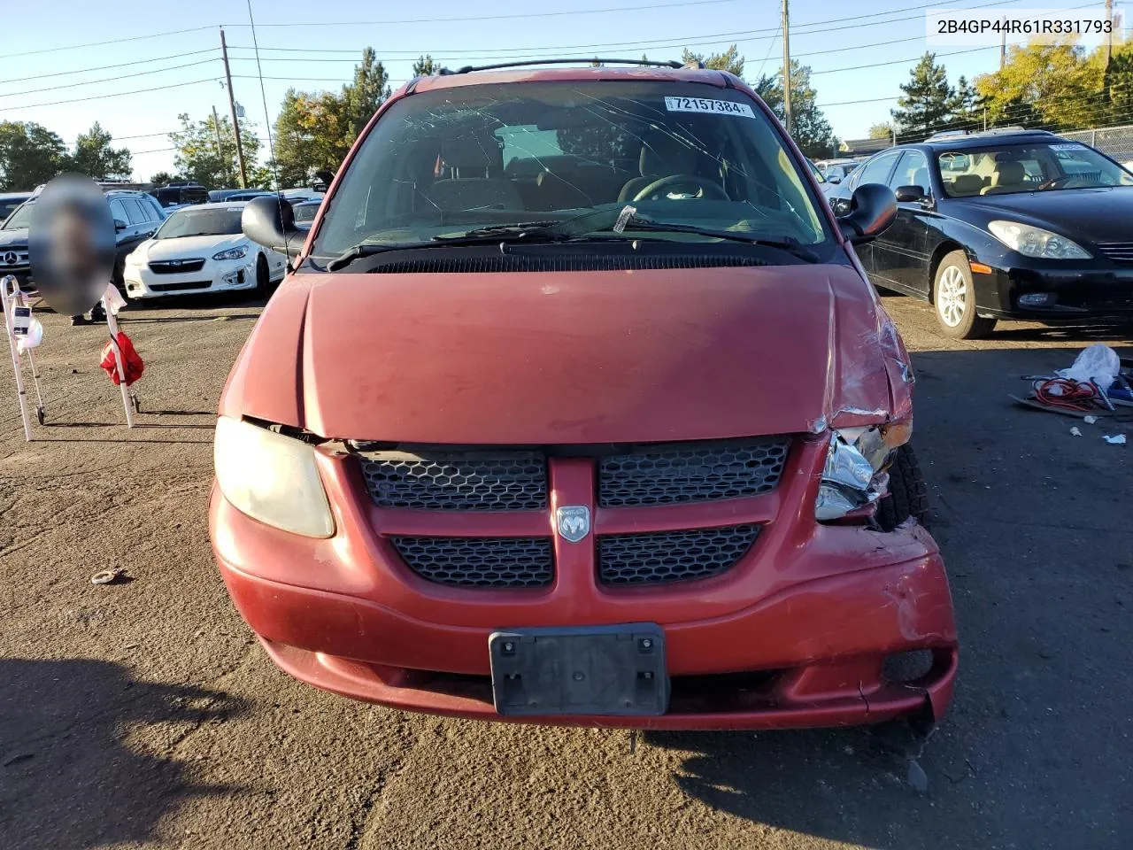 2001 Dodge Grand Caravan Sport VIN: 2B4GP44R61R331793 Lot: 72157384