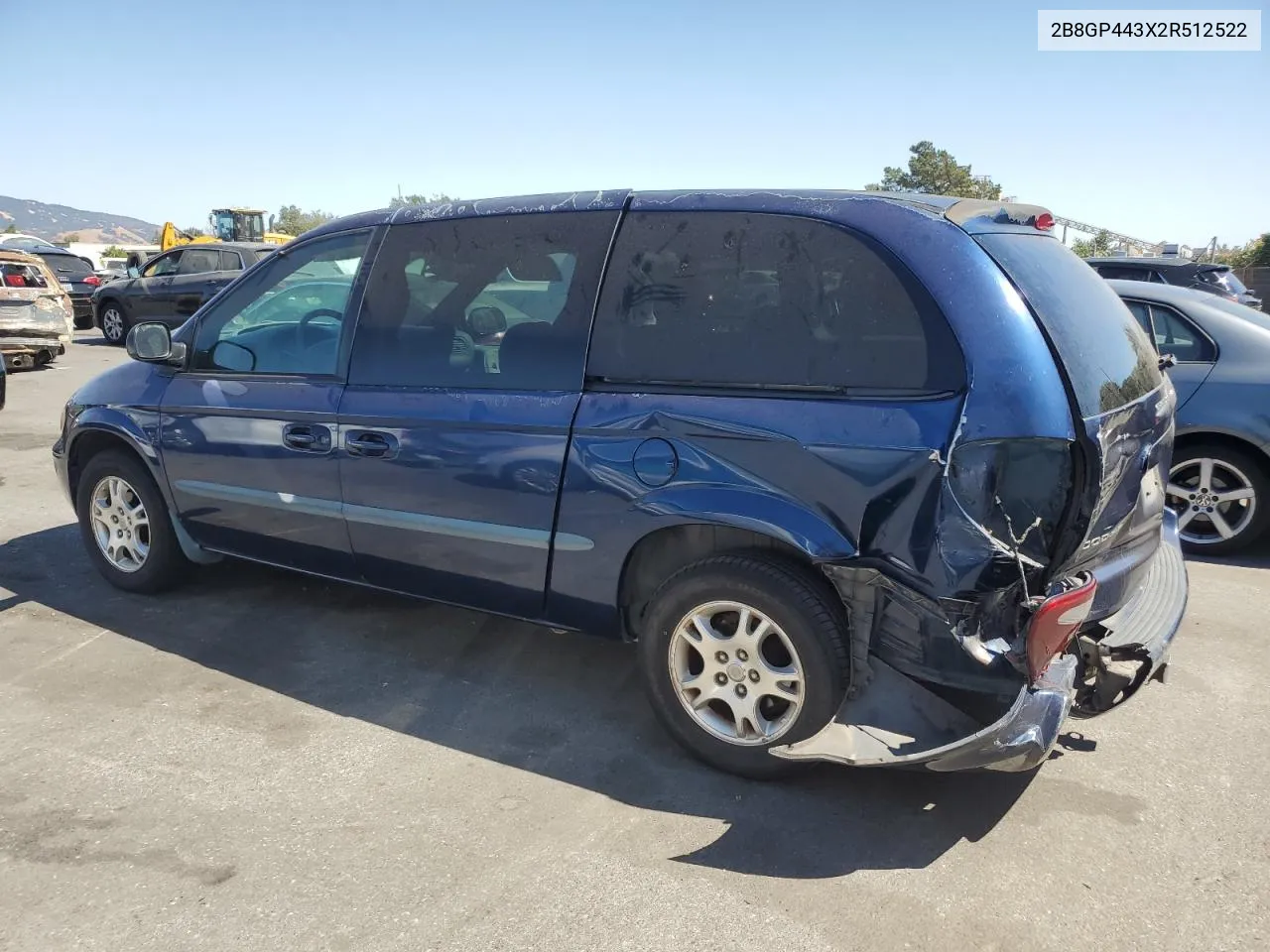 2002 Dodge Grand Caravan Sport VIN: 2B8GP443X2R512522 Lot: 69896714