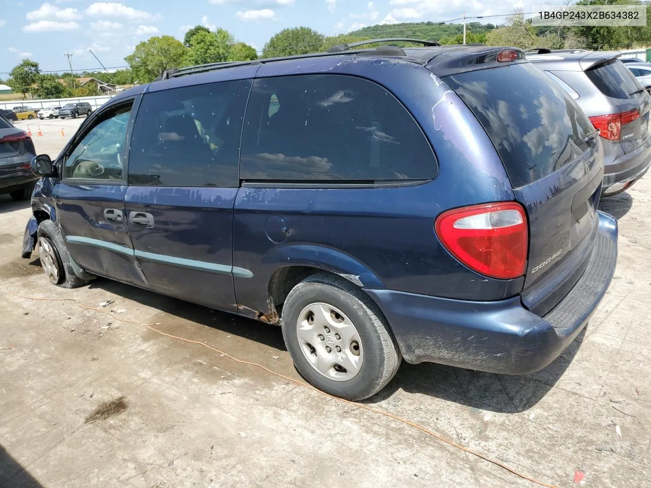 2002 Dodge Grand Caravan Se VIN: 1B4GP243X2B634382 Lot: 73459694