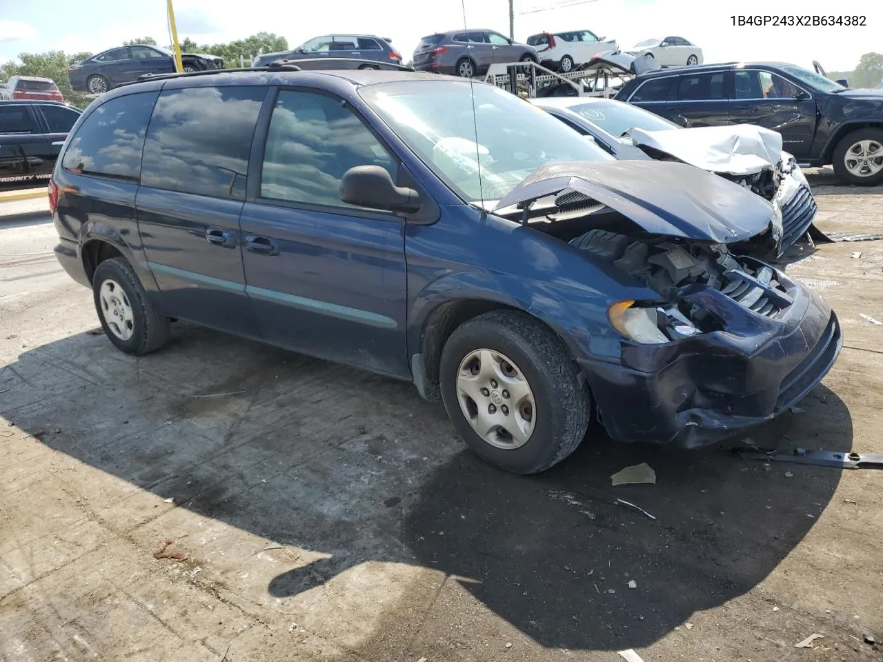 2002 Dodge Grand Caravan Se VIN: 1B4GP243X2B634382 Lot: 73459694