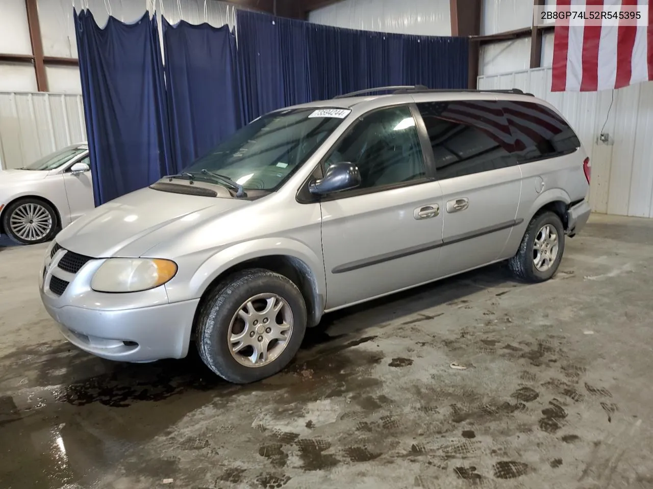 2002 Dodge Grand Caravan Ex VIN: 2B8GP74L52R545395 Lot: 73594244