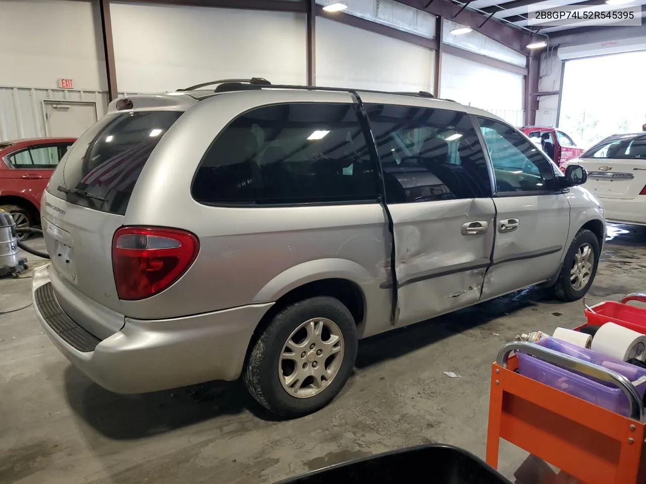 2002 Dodge Grand Caravan Ex VIN: 2B8GP74L52R545395 Lot: 73594244