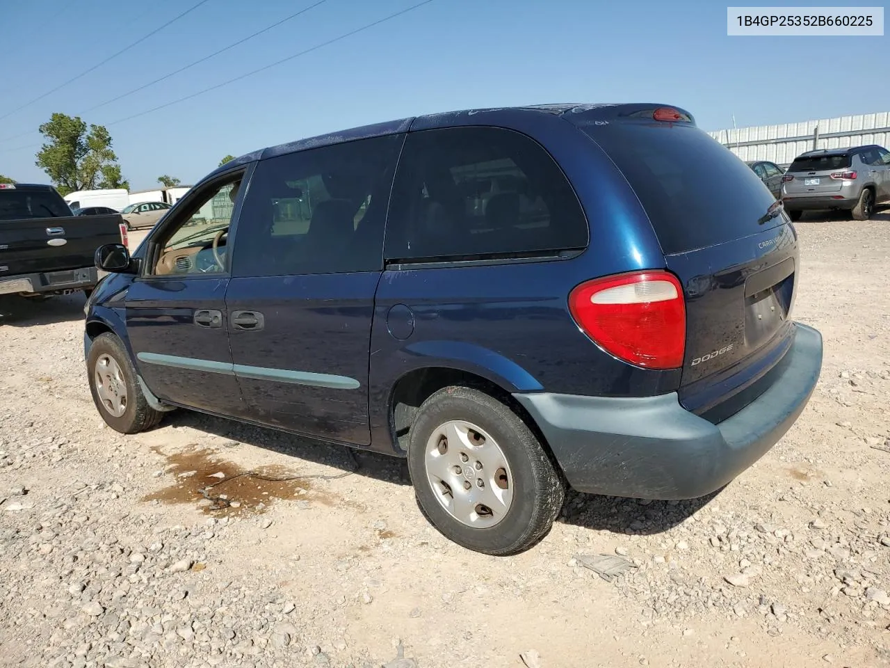 2002 Dodge Caravan Se VIN: 1B4GP25352B660225 Lot: 73746994