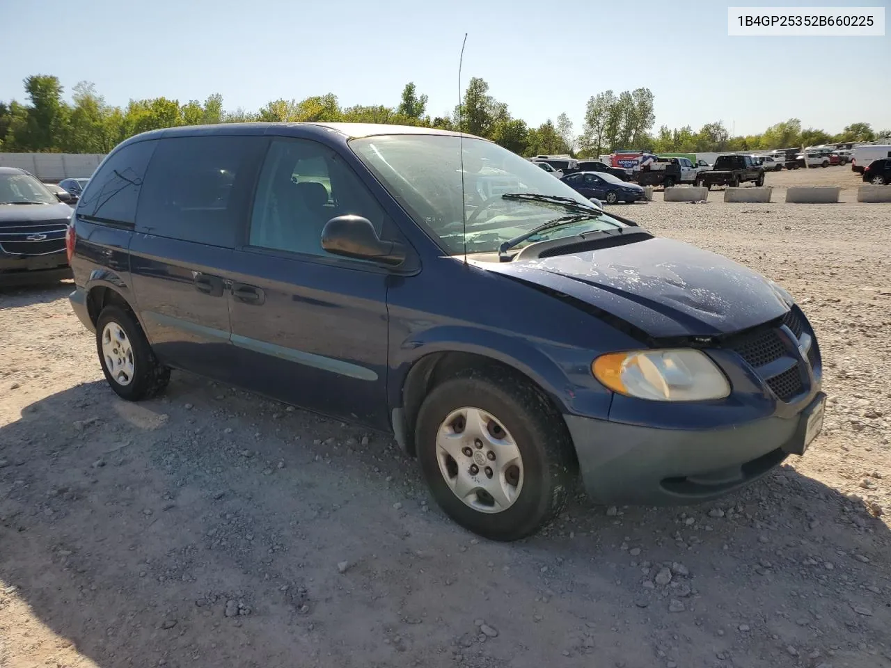 2002 Dodge Caravan Se VIN: 1B4GP25352B660225 Lot: 73746994