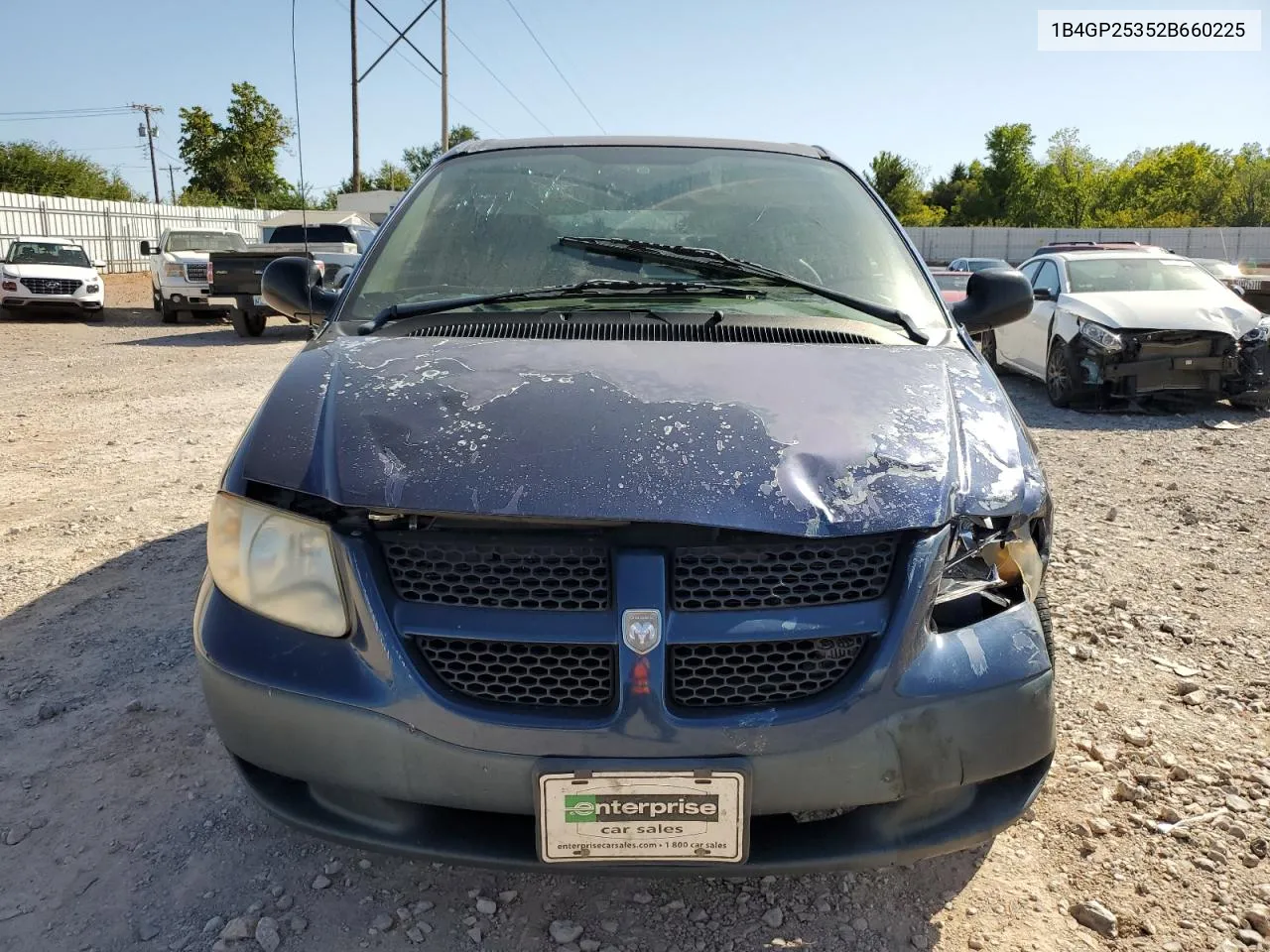 2002 Dodge Caravan Se VIN: 1B4GP25352B660225 Lot: 73746994