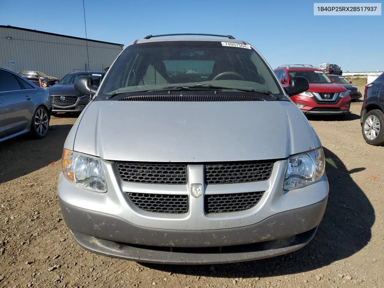 2002 Dodge Caravan Se VIN: 1B4GP25RX2B517937 Lot: 74057504