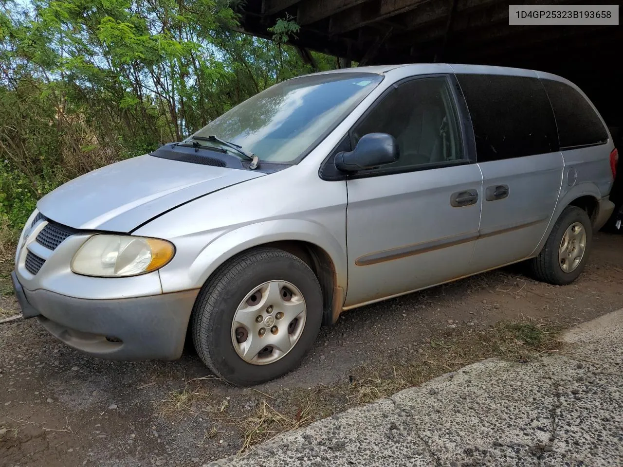 2003 Dodge Caravan Se VIN: 1D4GP25323B193658 Lot: 48150644