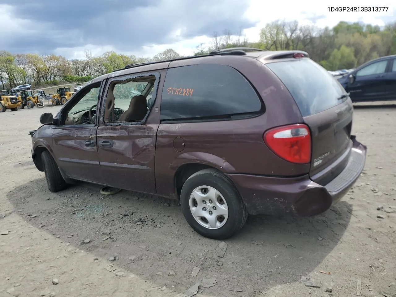 2003 Dodge Grand Caravan Se VIN: 1D4GP24R13B313777 Lot: 51712884