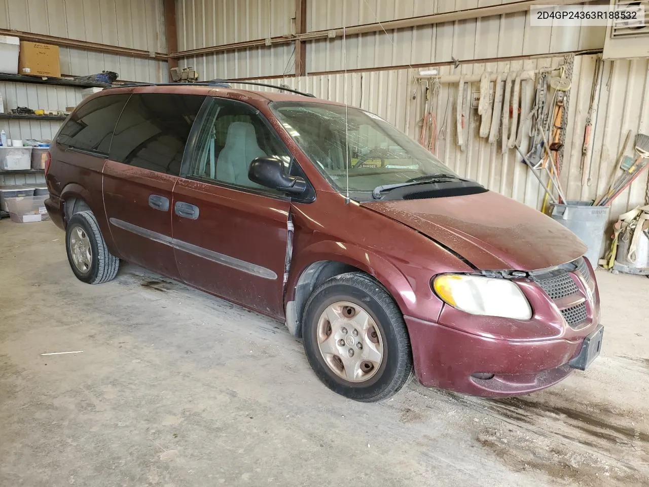 2003 Dodge Grand Caravan Se VIN: 2D4GP24363R188532 Lot: 54591544