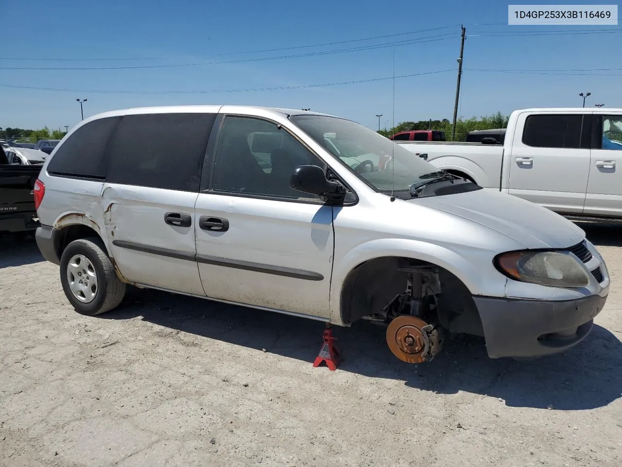 2003 Dodge Caravan Se VIN: 1D4GP253X3B116469 Lot: 57721084