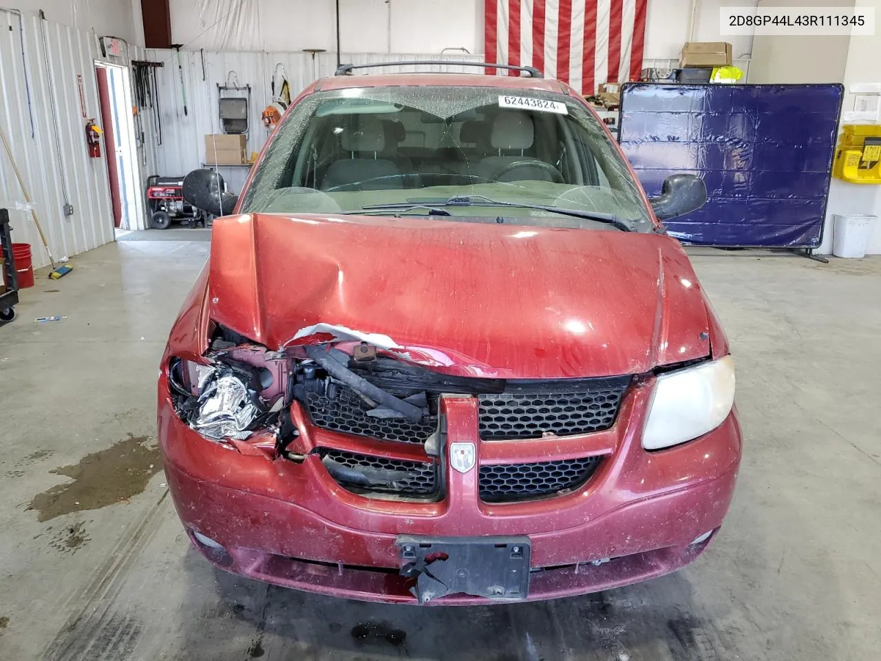 2003 Dodge Grand Caravan Sport VIN: 2D8GP44L43R111345 Lot: 62443824