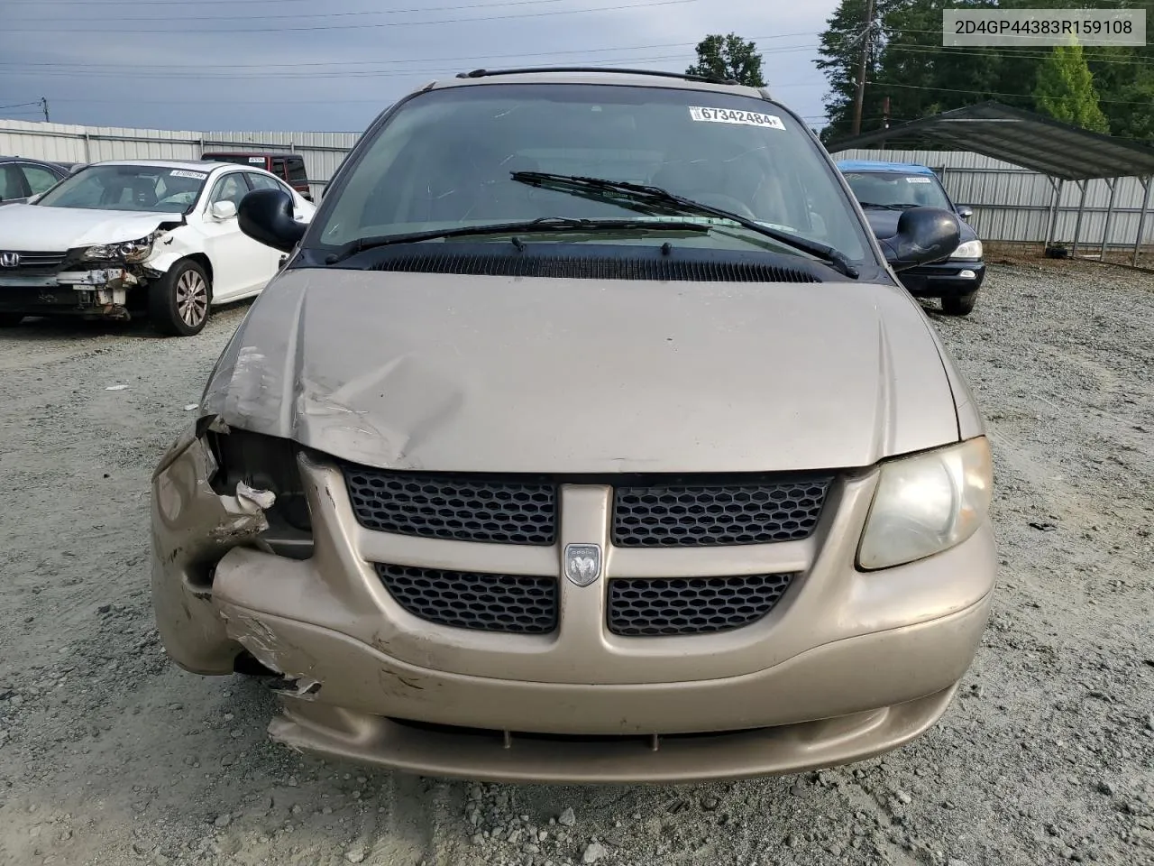 2003 Dodge Grand Caravan Sport VIN: 2D4GP44383R159108 Lot: 67342484