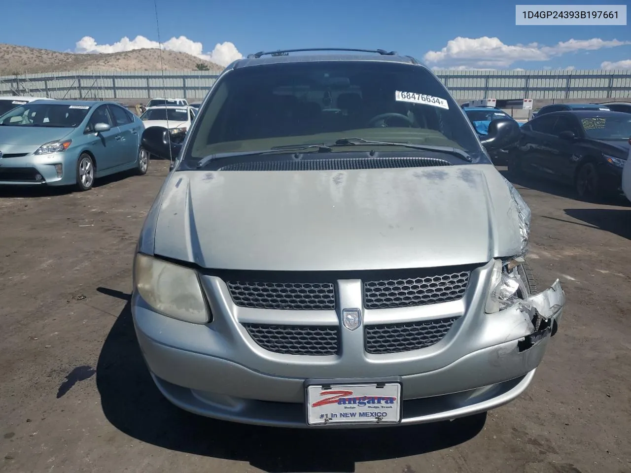 2003 Dodge Grand Caravan Se VIN: 1D4GP24393B197661 Lot: 68476634