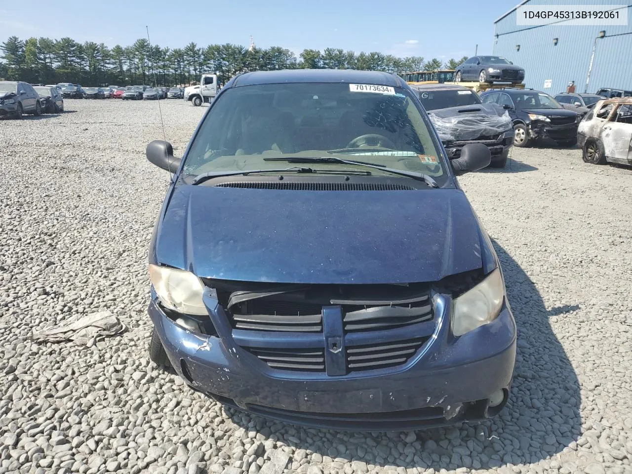 2003 Dodge Caravan Sport VIN: 1D4GP45313B192061 Lot: 70173634