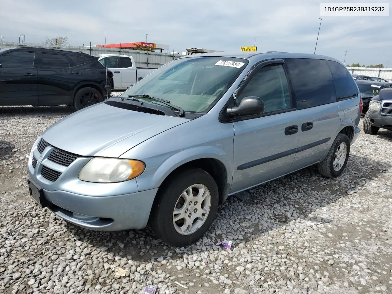 2003 Dodge Caravan Se VIN: 1D4GP25R23B319232 Lot: 70217084