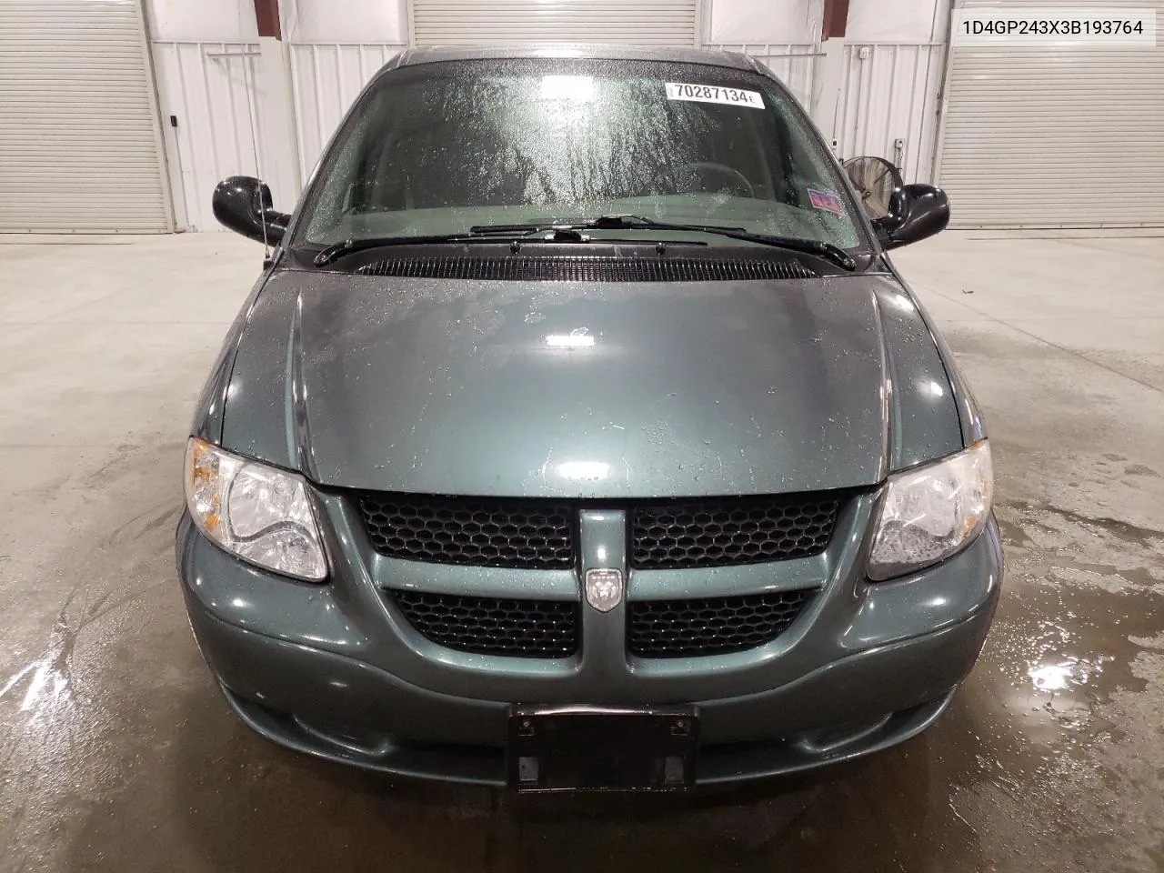 2003 Dodge Grand Caravan Se VIN: 1D4GP243X3B193764 Lot: 70287134