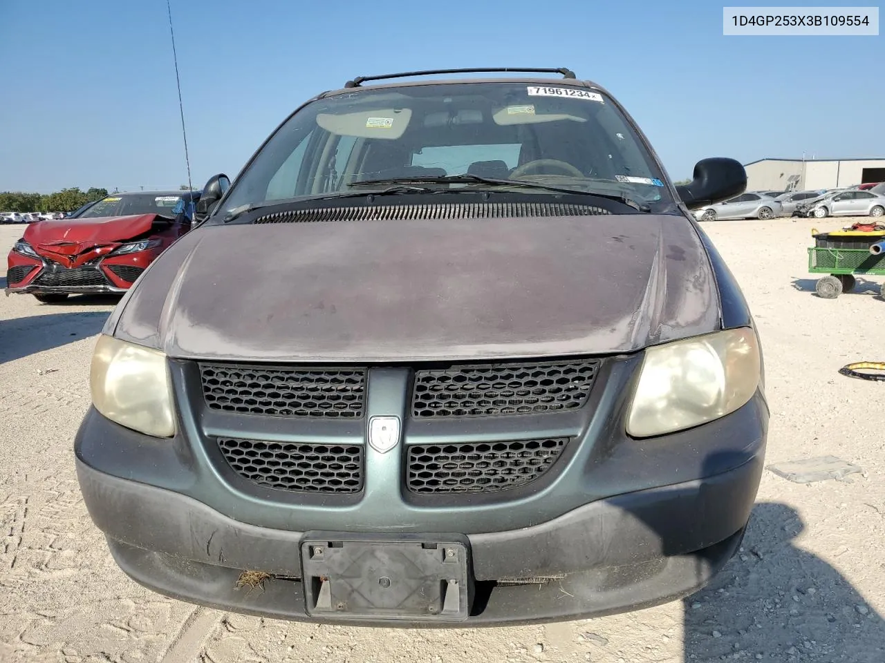 2003 Dodge Caravan Se VIN: 1D4GP253X3B109554 Lot: 71961234