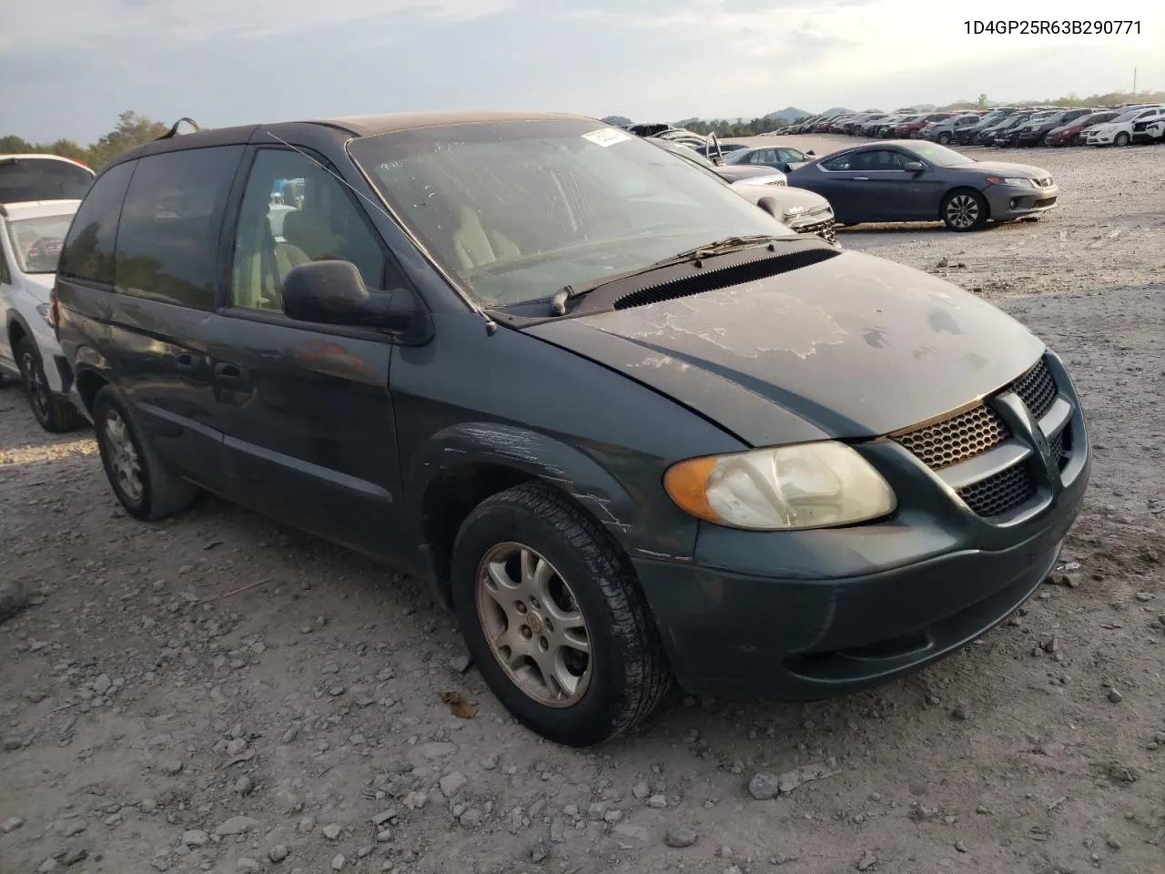 2003 Dodge Caravan Se VIN: 1D4GP25R63B290771 Lot: 72520374