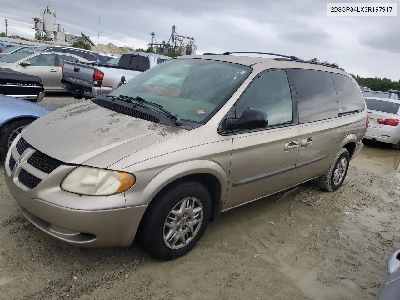 2003 Dodge Grand Caravan El VIN: 2D8GP34LX3R197917 Lot: 75076714