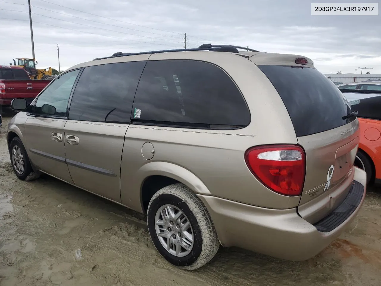 2003 Dodge Grand Caravan El VIN: 2D8GP34LX3R197917 Lot: 75076714