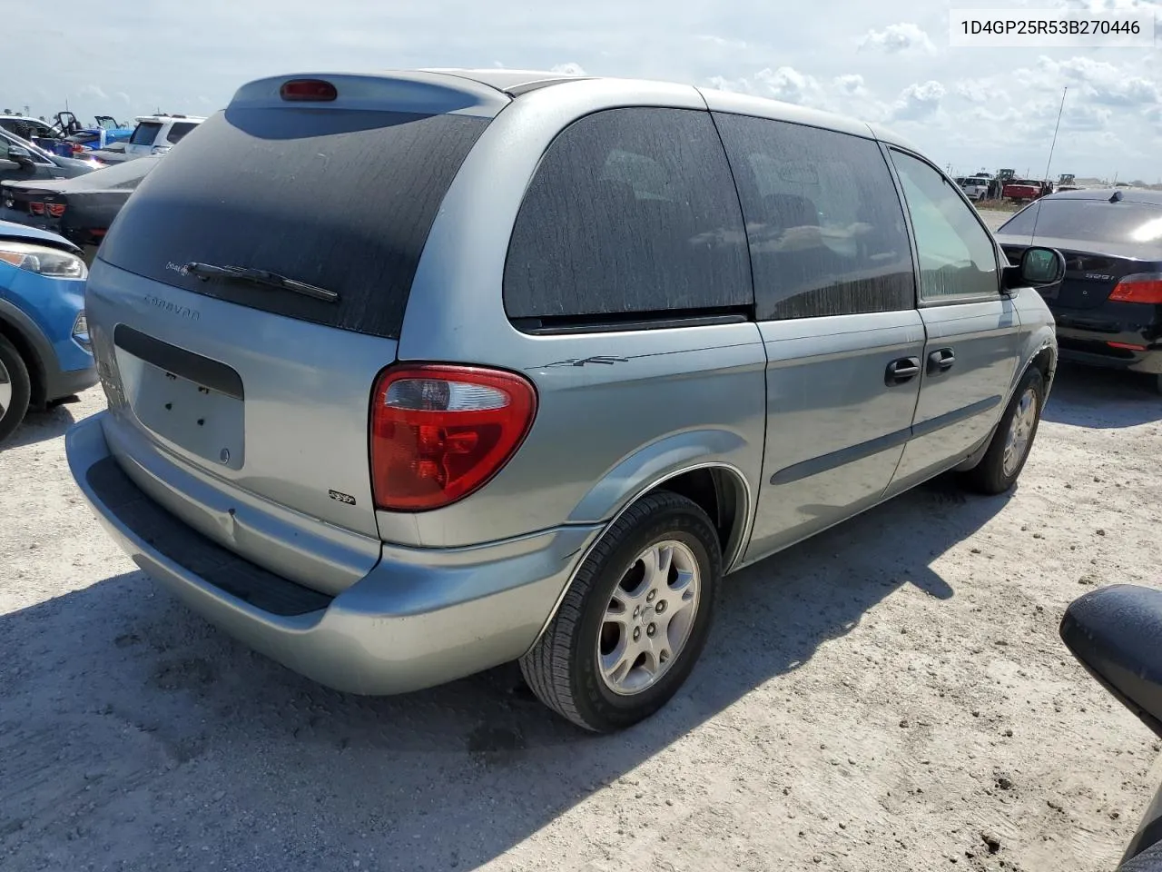 2003 Dodge Caravan Se VIN: 1D4GP25R53B270446 Lot: 76071844