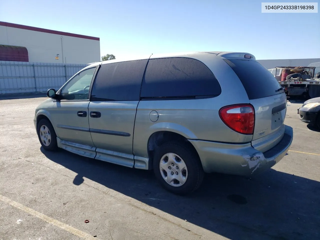 2003 Dodge Grand Caravan Se VIN: 1D4GP24333B198398 Lot: 77269414