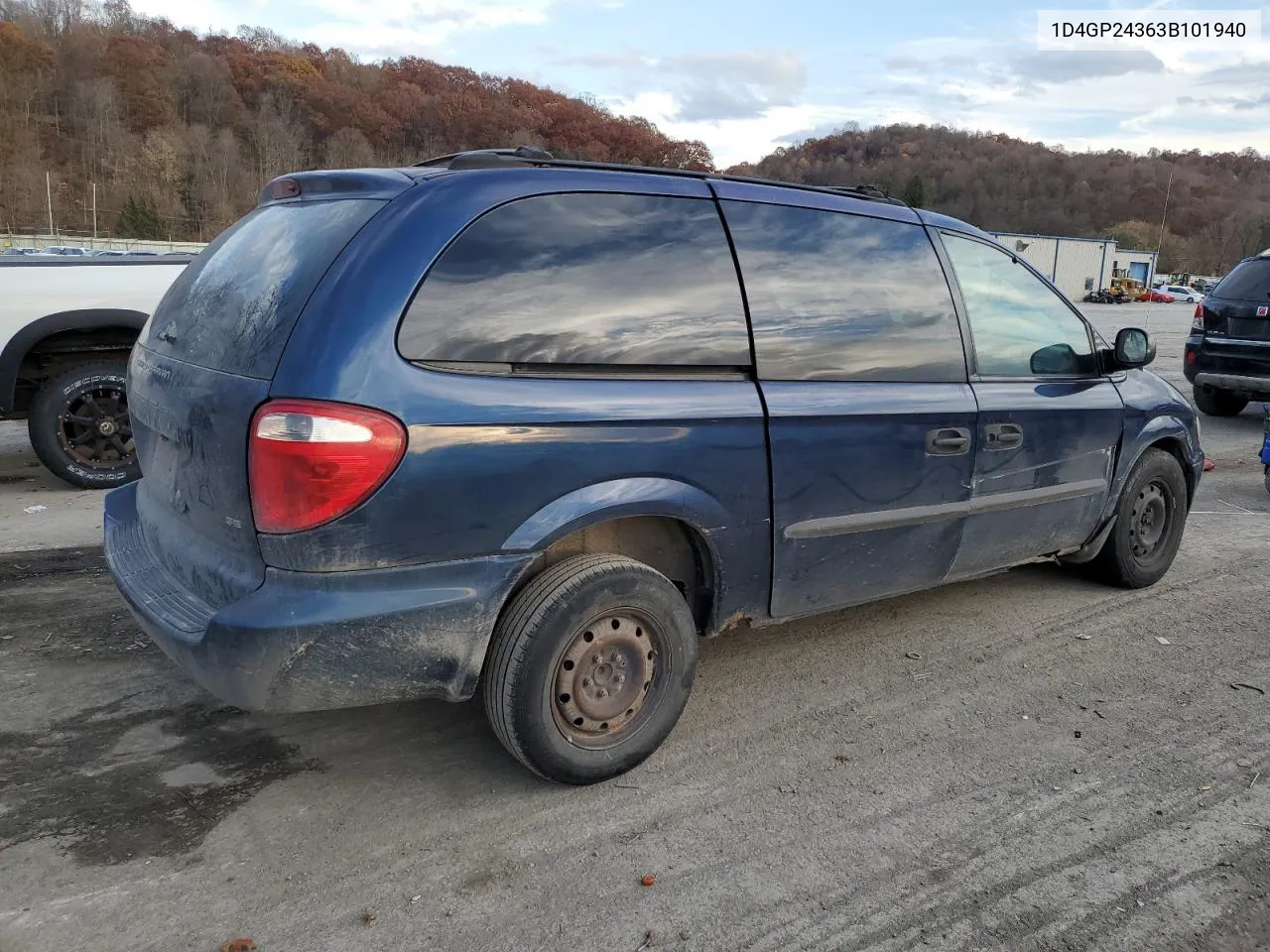 2003 Dodge Grand Caravan Se VIN: 1D4GP24363B101940 Lot: 79035074