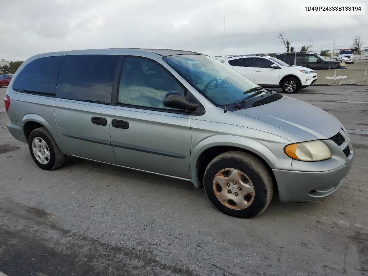 2003 Dodge Grand Caravan Se VIN: 1D4GP24333B133194 Lot: 79384234