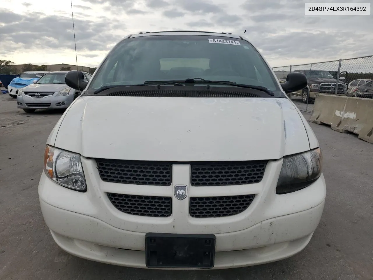 2003 Dodge Grand Caravan Ex VIN: 2D4GP74LX3R164392 Lot: 81423744