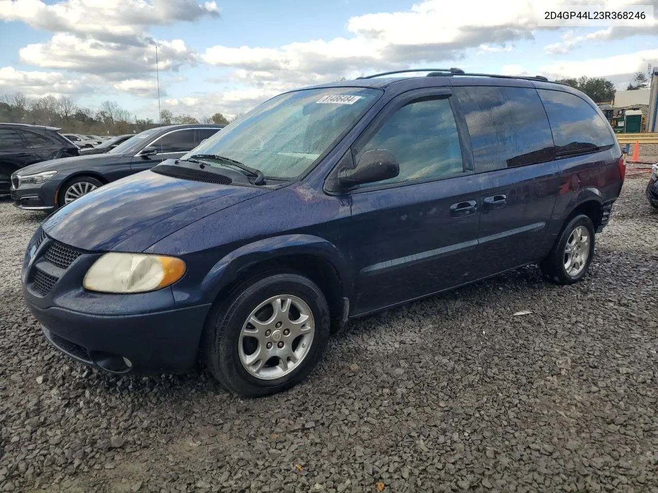 2003 Dodge Grand Caravan Sport VIN: 2D4GP44L23R368246 Lot: 81486484