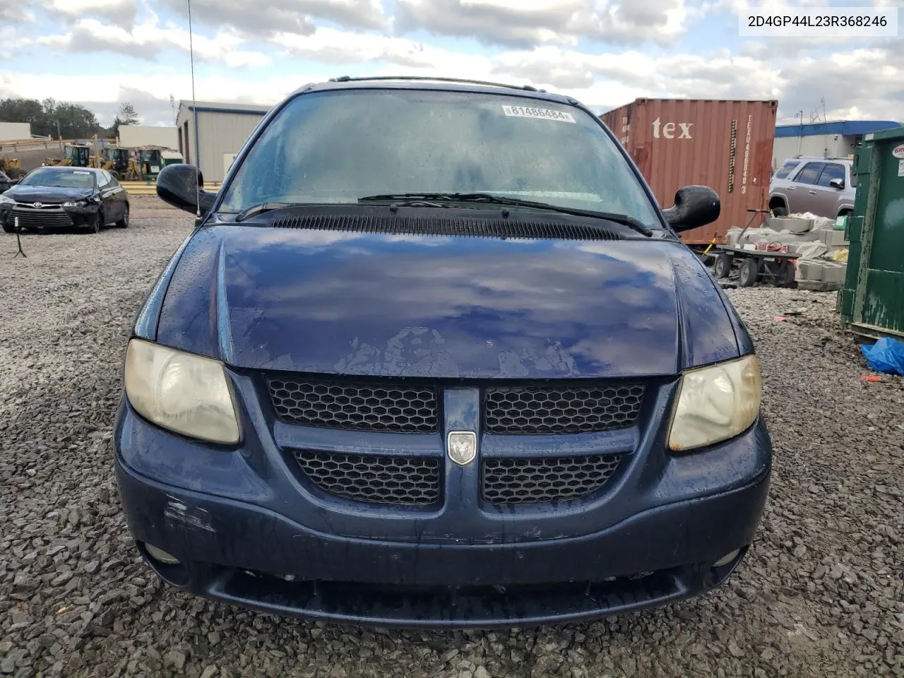 2003 Dodge Grand Caravan Sport VIN: 2D4GP44L23R368246 Lot: 81486484