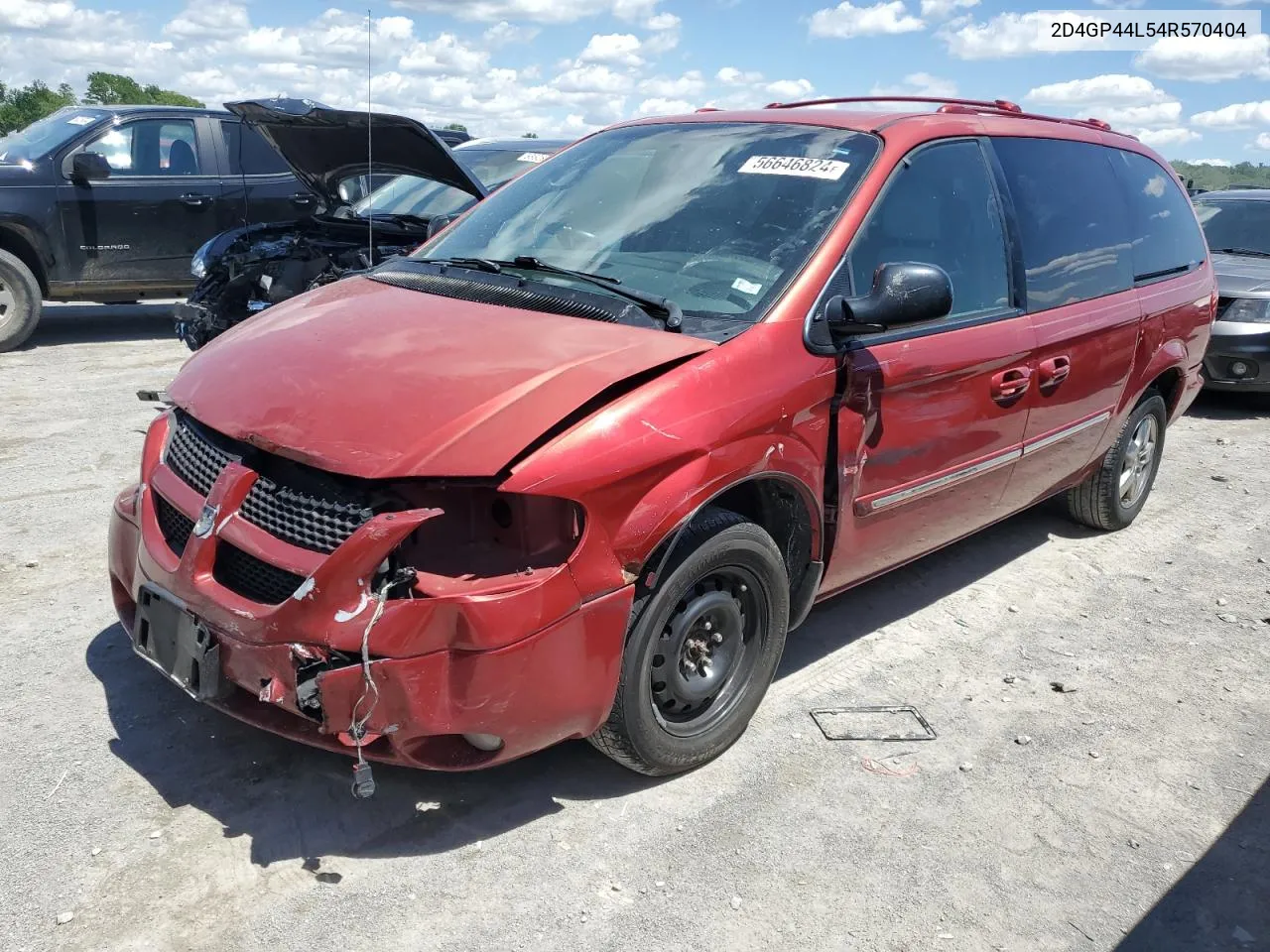 2004 Dodge Grand Caravan Sxt VIN: 2D4GP44L54R570404 Lot: 56646824