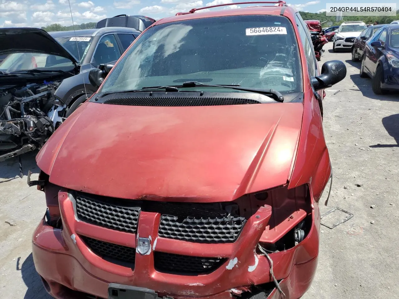 2004 Dodge Grand Caravan Sxt VIN: 2D4GP44L54R570404 Lot: 56646824