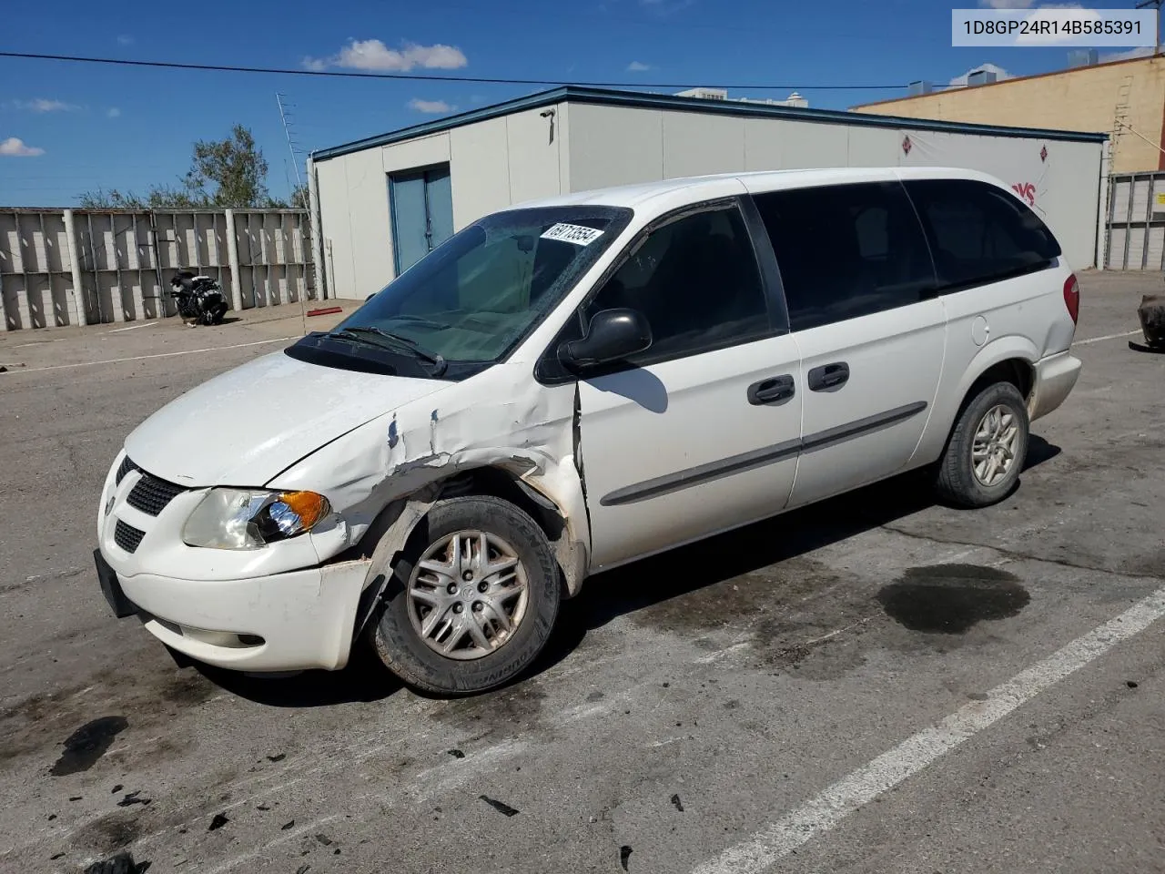 2004 Dodge Grand Caravan Se VIN: 1D8GP24R14B585391 Lot: 69713554