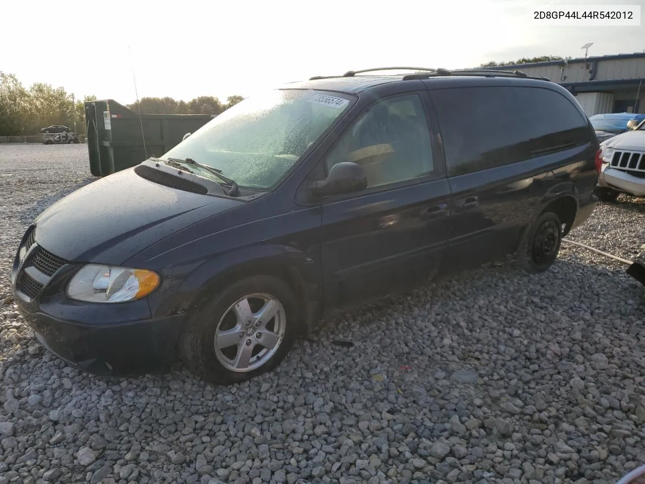 2004 Dodge Grand Caravan Sxt VIN: 2D8GP44L44R542012 Lot: 73556574