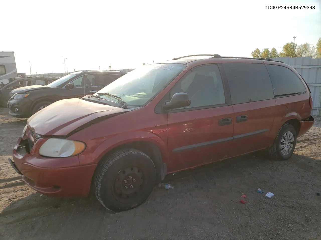 2004 Dodge Grand Caravan Se VIN: 1D4GP24R84B529398 Lot: 75338444