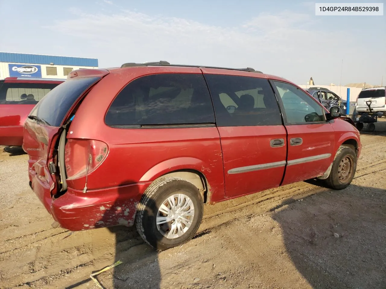 2004 Dodge Grand Caravan Se VIN: 1D4GP24R84B529398 Lot: 75338444