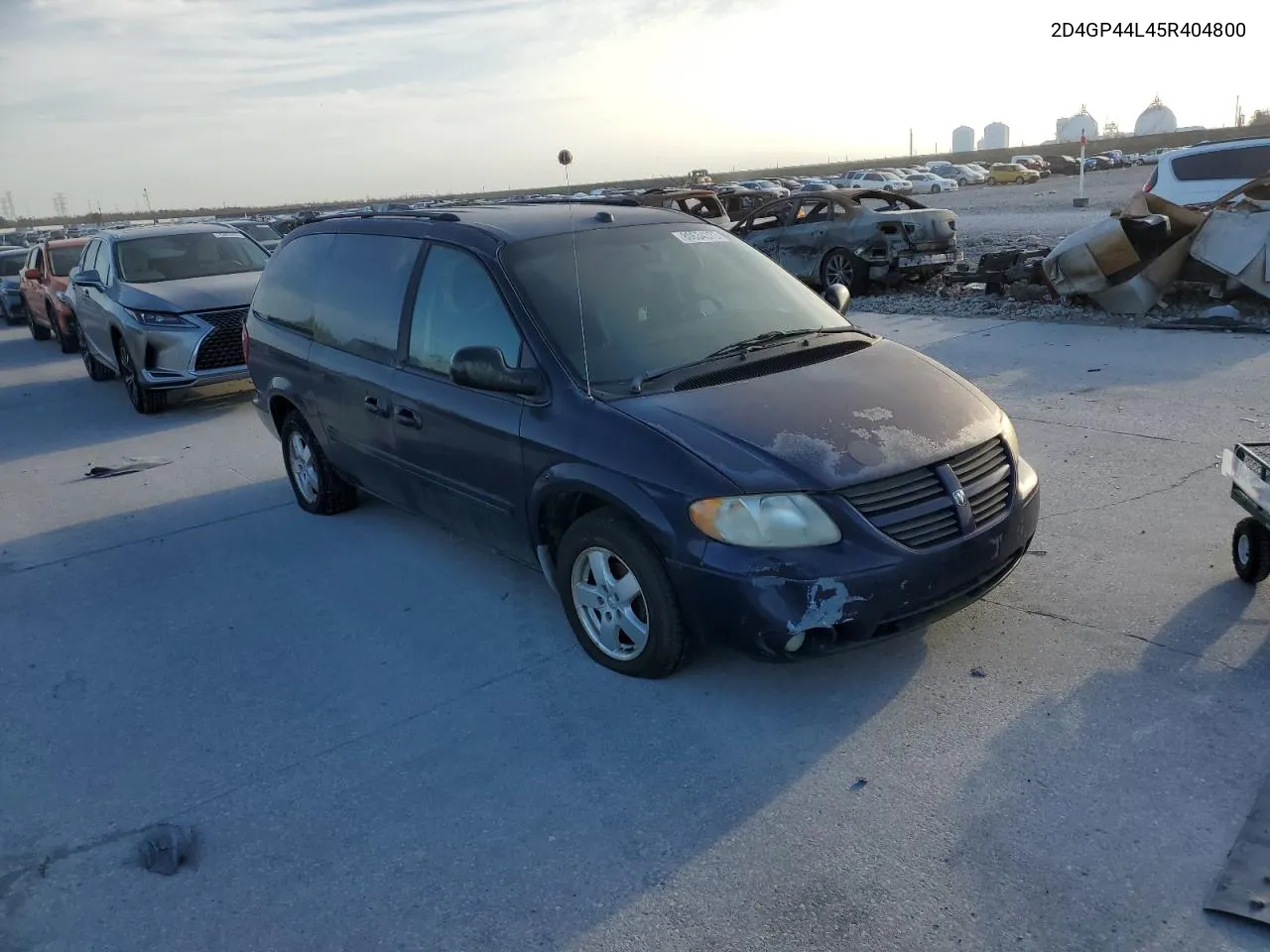 2005 Dodge Grand Caravan Sxt VIN: 2D4GP44L45R404800 Lot: 60199534