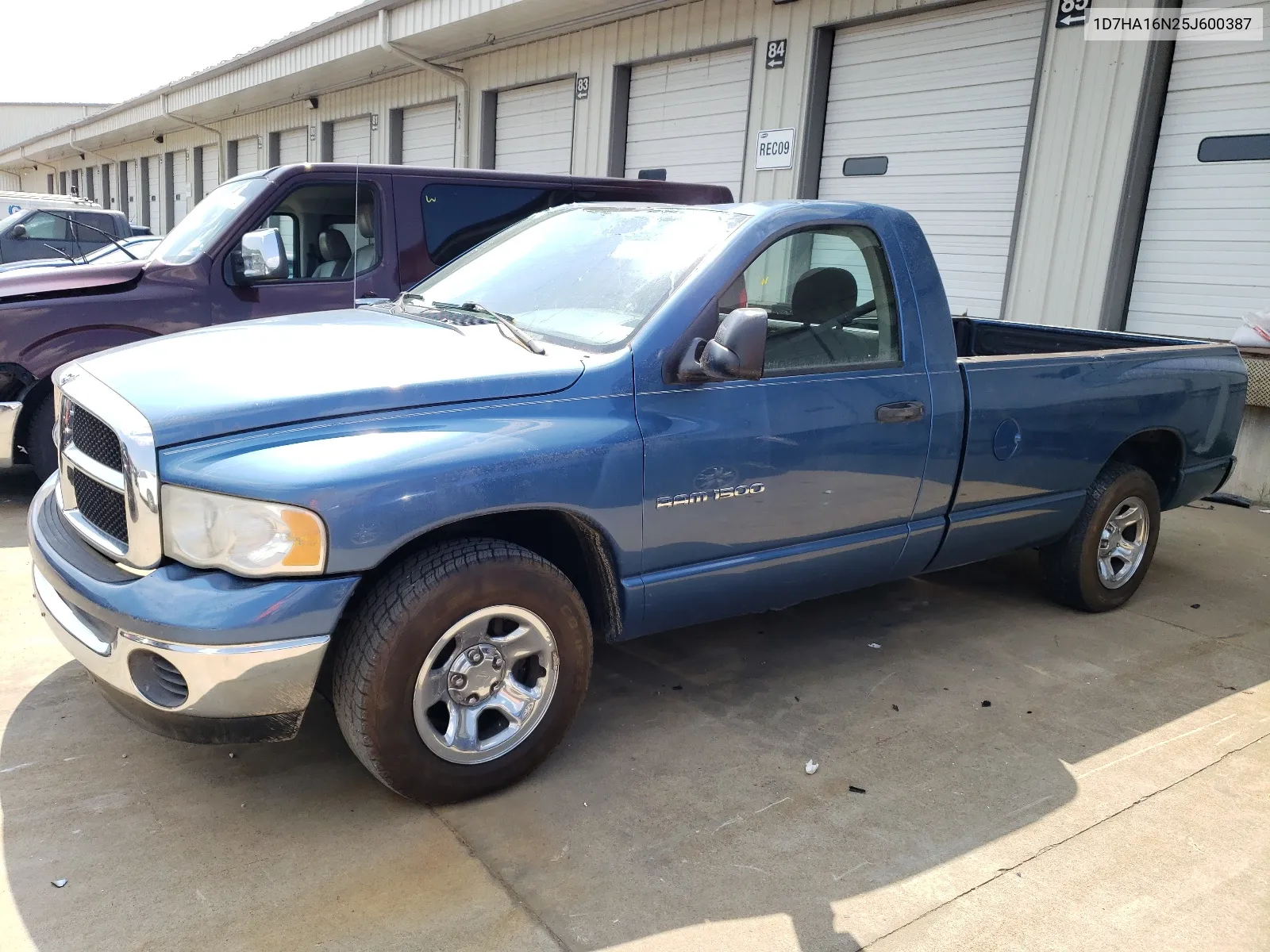 2005 Dodge Ram 1500 St VIN: 1D7HA16N25J600387 Lot: 62640074